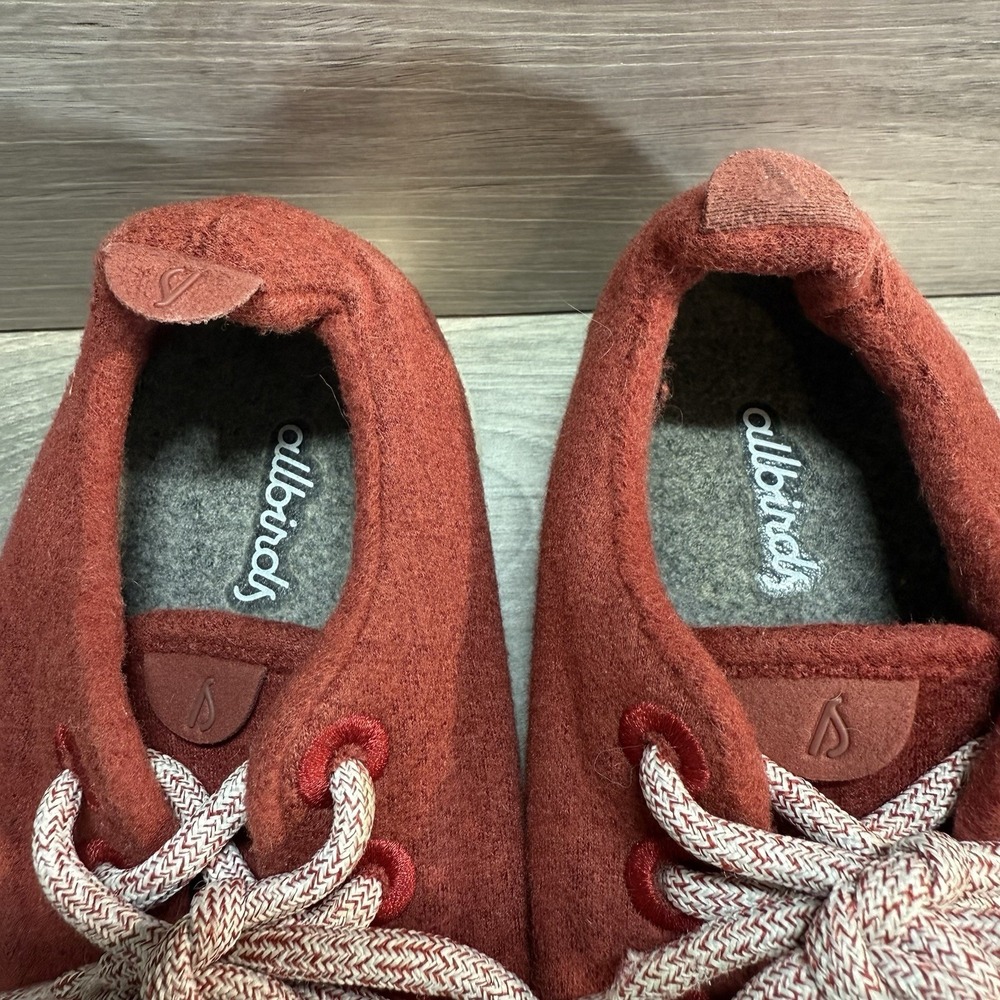 Allbirds Wool Runners Merino WR Athletic Running Shoes Red White Womens Size 6 - Picture 6 of 12